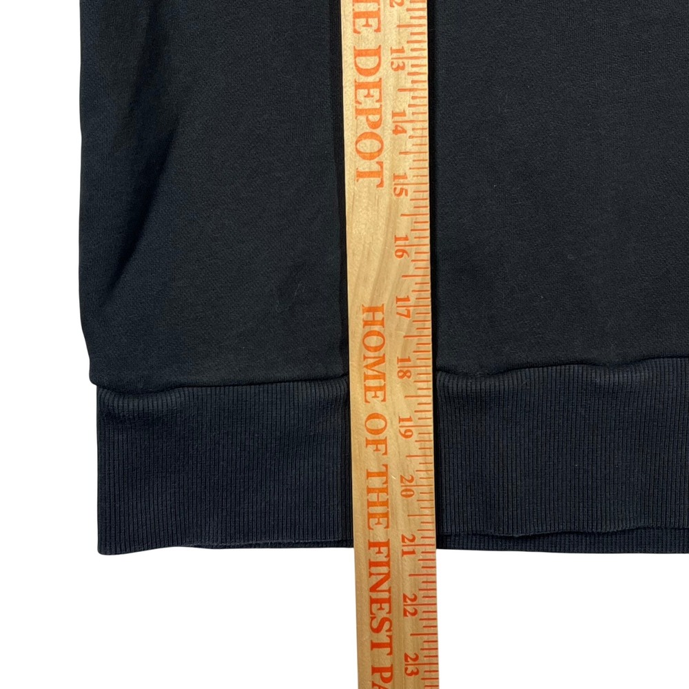 Vuori Restore Half Zip Hoodie Black Organic Cotton Fleece VW288 Womens Medium - Picture 7 of 12